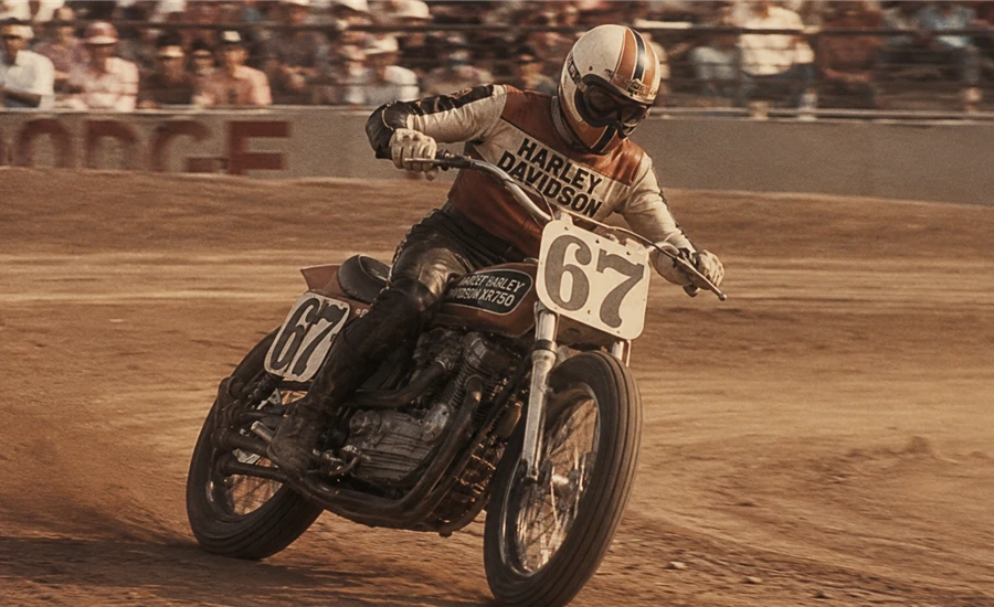 XR750からインスパイアのフラットトラックスタイル
