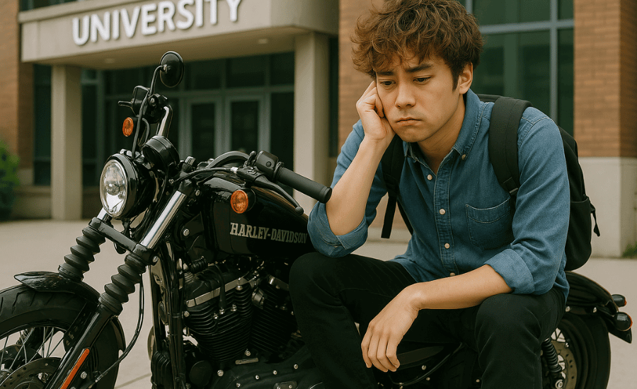 大学生がハーレー維持費を負担できるか？