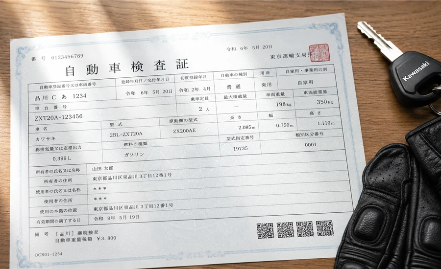 車検証に記載されるメーカー名が違う