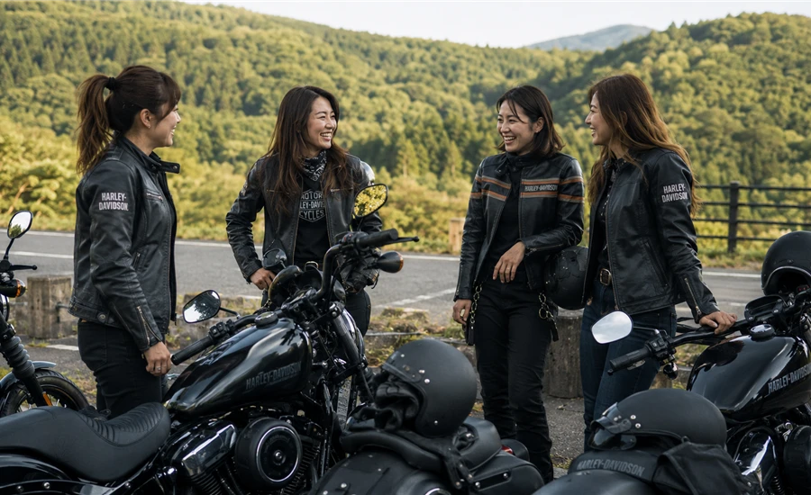 女性ライダーならではのコミュニティ