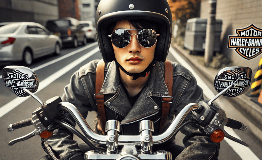 ハーレーのヘルメットにサングラスがダサい問題について