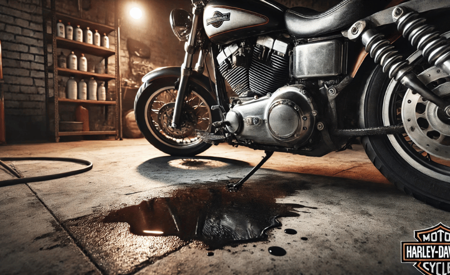 ハーレーのオイル漏れの原因は？