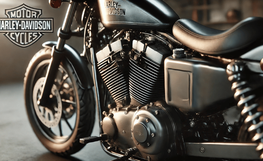 ハーレースポーツスターのオイル漏れ