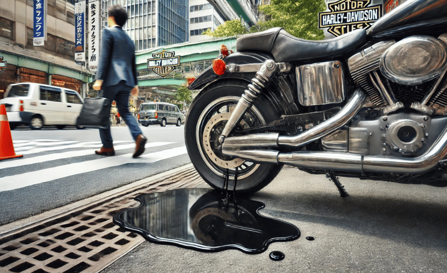 ハーレーオイル漏れを気にしないリスク